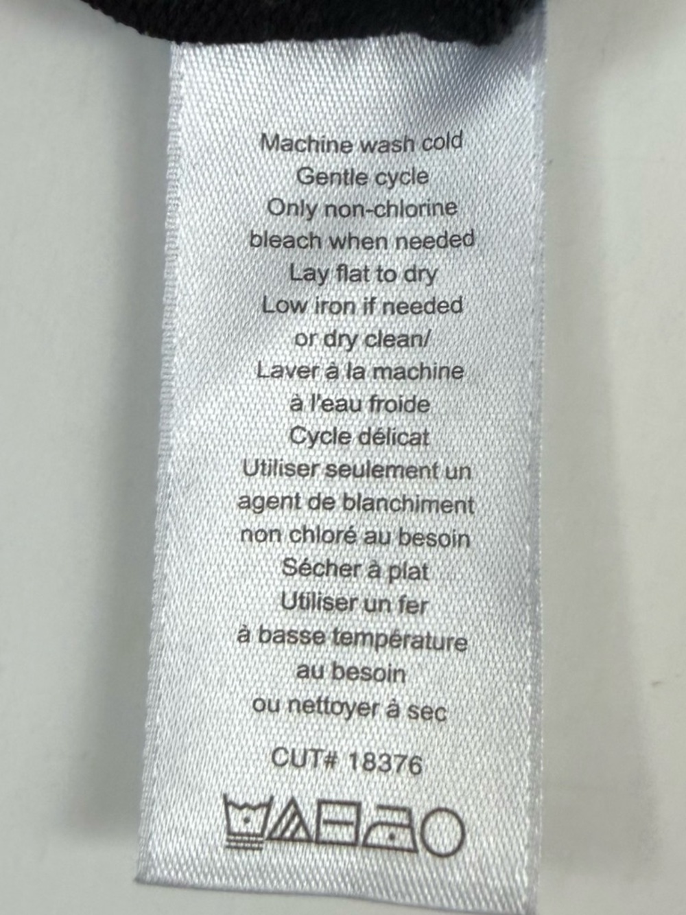 Rag & Bone Relaxed Long Sleeve Knit Top Womens Medium Black Curved Baseball Hem - Picture 6 of 10